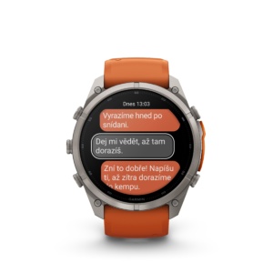 Fenix9Pro_51mm_LTE_Titanium-Autumn-Spark_Front_messenger_message_thread_cs-CZ